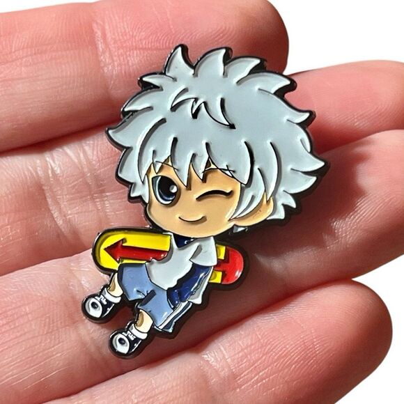 Hunter X Hunter Killua Enamel Pin - Picture 1 of 3
